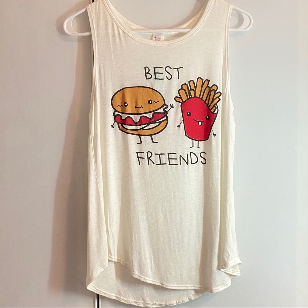HAMBURGER & FRIES TANK TOP
